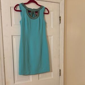 Lilly Pulitzer Turquoise Sleeveless Mini Dress